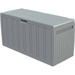 Gardiun - coffre de rangement en rsine top 117x45, 5x57, 50 cm 270l montage par clic avec systme de ...