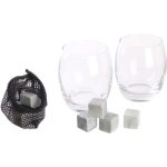 Coffret 2 verres et pierres � whisky
