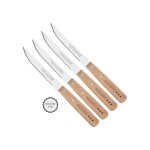 Coffret de 4 couteaux  steak htre - nogent 3 etoiles - 00085v
