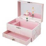 Coffret  bijoux musical ballerine phosphorescent