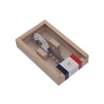 Coffret bois tire - bouchon sommelier noir - jean dubost - l0013850d14345