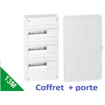 Schneider - coffret �lectrique 3 rang�es 39 modules avec porte r9h13403 + r9h13423