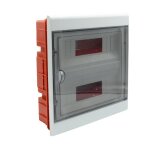 Em distribution - coffret lectrique encastrable pour maonnerie 350x310x90mm ip40 - 2 range de 12 modules ...