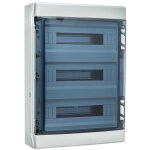 Ide - coffret lectrique tanche pour l'extrieur ip65 - 3 ranges de 18 modules - hxlxp 586x418x148mm ...