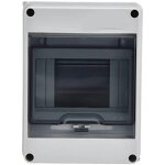 Coffret electrique etanche exterieur ip65, 5 modules, abs de surface en plastique, boite de boitier etanche ...