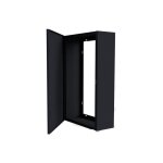 Atole - coffret d'habillage 13 modules en acier noir pour tableaux électriques - h. utile : 480 mm Atole - coffret d'habillage 13 modules en acier noir pour tableaux électriques - h. utile : 480 mm