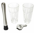 Coffret mojito '4 accessoires' 370ml transparent