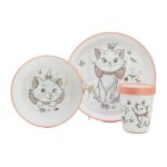 Coffret repas thermobaby aristochat 3 pieces : assiette, bol et gobelet