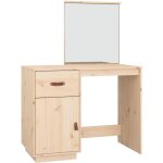 Coiffeuse 95x50x134 cm bois de pin massif vidaxl