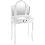 Atmosphera - coiffeuse aurell blanc 1 tiroir cr�ateur d'int�rieur