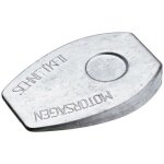 Coin de fendage en aluminium pour l'abattage d'arbres  la trononneuse 177 - 186