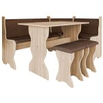 Mobilier1 - coin repas reading 100, sonoma chne + alfa 08, stratifi, tapisserie
