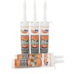 Colle de montage hexpro p41 & p63 extra forte, int�rieur & ext�rieur colle universelle blanche: 3 pi�ces, ...