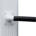 Optimo - collecteur d'eau blanc pour goutti�re rectangulaire pour descente rectangulaire 80 x 100 mm