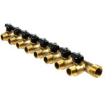 Arcanaute - collecteur m�le 3 / 4' (20 / 27) - femelle 1 / 2' (15 / 21) avec mini - vannes monobloc 8 ...