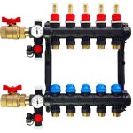 Roth ? collecteur pour plancher chauffant avec d�bitm�tre ? 4 circuits ? raccords 3 / 4' euroc�ne ? installati ...