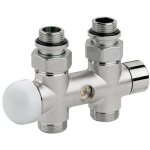 Collecteur radiateur en h droit thermo 3 / 4 rbm