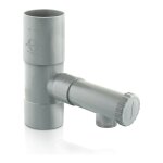 Fitt - collecteur récupérateur d'eau de pluie gris pour tuyau Ø50 gris - pvc Fitt - collecteur récupérateur d'eau de pluie gris pour tuyau Ø50 gris - pvc