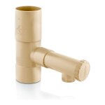 Fitt - collecteur rcuprateur d'eau de pluie sable pour tuyau 50 sable - pvc