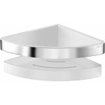 Keuco - collection moll - �tag�re d'angle, blanc / chrome 12757010000