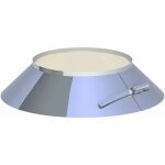 Collerette de solin inox avec bord