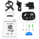 Collier anti - fugue rechargeable pour chien avec cl�ture invisible - �ducateur canin sans fil