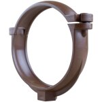 Collier bride pour tube de descente pvc 80 - aspect cuivre - first plast