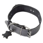 Collier pour chien 2xl 'cuir' 70cm noir