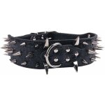 Aougo - collier de chien clout en cuir pu collier anti - morsure pour grands chiens(longueur: 61 cm ...