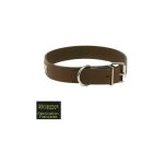 Morin - collier chien en cuir rivet� - marron d�signation : collier cuir rivet� - marron longueur hors ...
