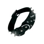 Gloria - collier pour chien noir clous (60 cm)