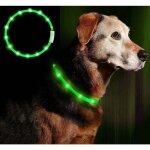 Collier pour chien led lumineux, rechargeable, clignotant, garantissant la s�curit� de votre chien. taille ...