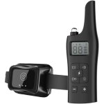 Collier dressage de chien avec t�l�commande 800m, rghs collier d'aboiement pour chien rechargeable �tanche ...