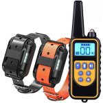 Collier de dressage rechargeable pour chien, mode vibration, son, choc statique et lumi�re, ipx67, adapt� ...