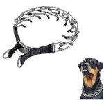 Csparkv - collier étrangleur pour dressage de chiens, colliers coulissants réglables en acier inoxydable ... Csparkv - collier étrangleur pour dressage de chiens, colliers coulissants réglables en acier inoxydable ...