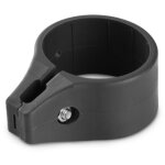 Collier de fixation rond pour portillon grillag� 60mm gris anthracite