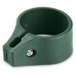 Collier de fixation rond pour portillon grillag� 60mm vert