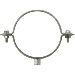 Collier goutti�re m8 pour diam�tre tube diam. 100 z. blanc