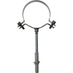 Collier de mur simple paroi inox - � 80