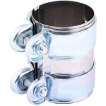 Collier de serrage d'�chappement en acier inoxydable pinces de tuyau de silencieux de voiture connecteur ...