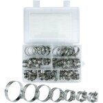 Collier de serrage, collier de serrage inox, 60 pi�ces collier serrage inox, 8 - 38mm 7 tailles diff�rentes, ...