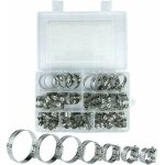 Collier de serrage, collier de serrage inox, 60 pi�ces collier serrage inox, 8 - 38mm 7 tailles diff�rentes, ...