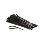 Perel - colliers de serrage en nylon - 4. 8 x 200 mm - noir (100 pcs) ectb200