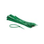 Perel - colliers de serrage en nylon - 4. 8 x 300 mm - vert (100 pcs) ectg300