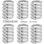 Tonchean - collier de serrage tuyau réglable 27 - 51mm gamme en acier inoxydable 304 assortiment tuyau ... Tonchean - collier de serrage tuyau réglable 27 - 51mm gamme en acier inoxydable 304 assortiment tuyau ...