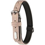 Flamingo pet products - collier taille s 24 - 30 cm en simili cuir et n�opr�ne delu, couleur taupe pour ...