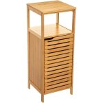 5five simply smart ? meuble bas de salle de bain en bambou 30x30x78, 5 cm ? r�sistant � l'humidit� ? ...