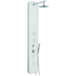 Colonne de douche 160 cm 170 x 34 x 20 mod. crystal couleur blanc