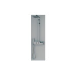 Kinedo ? colonne de douche thermostatique chrom�e ? inox et laiton ? ciel de pluie 25 cm ? mitigeur encastr� ...