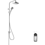Colonne de douche ou bain douche sans mitigeur hansgrohe vernis blend 200 ecosmart chrome + nettoyant ...